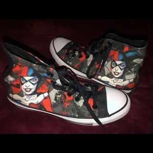 Limited Edition Harley Quinn Hi-Top Converse